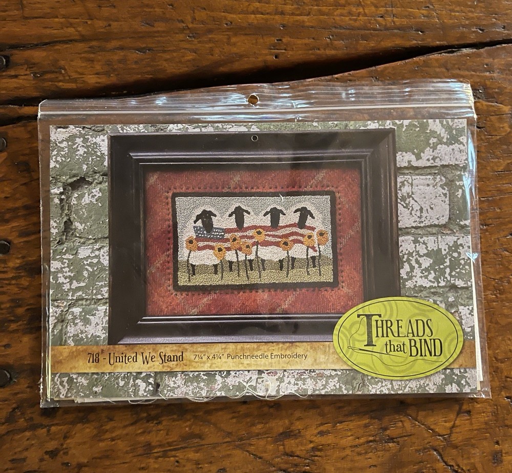 Punchneedle Threads that Bind, 718 United We Stand Pattern