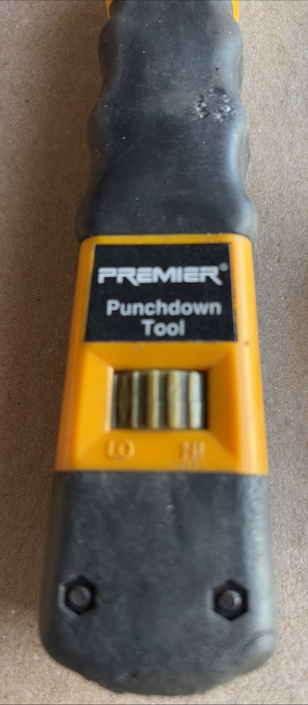 Premier Punch Down Tool with 3 Blades