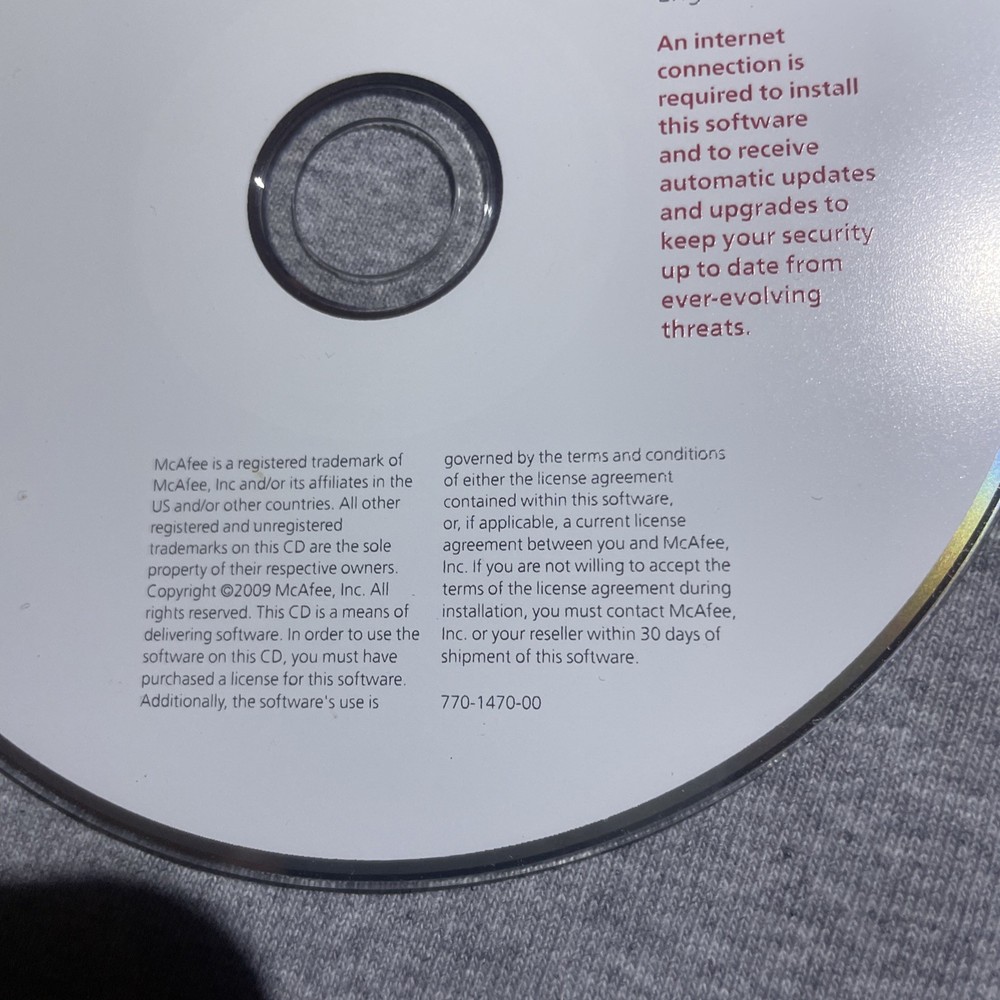 McAfee VirusScan 2009