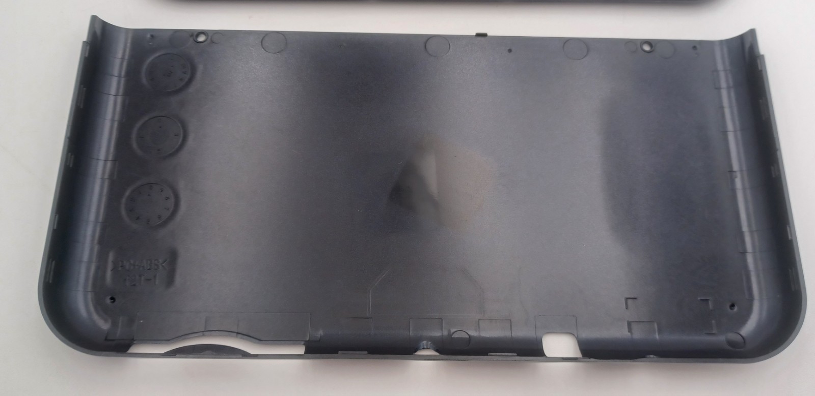 New Nintendo 3ds Xl LL Blue Replacement Shells Front/Rear+Rubbers + Screws+Label