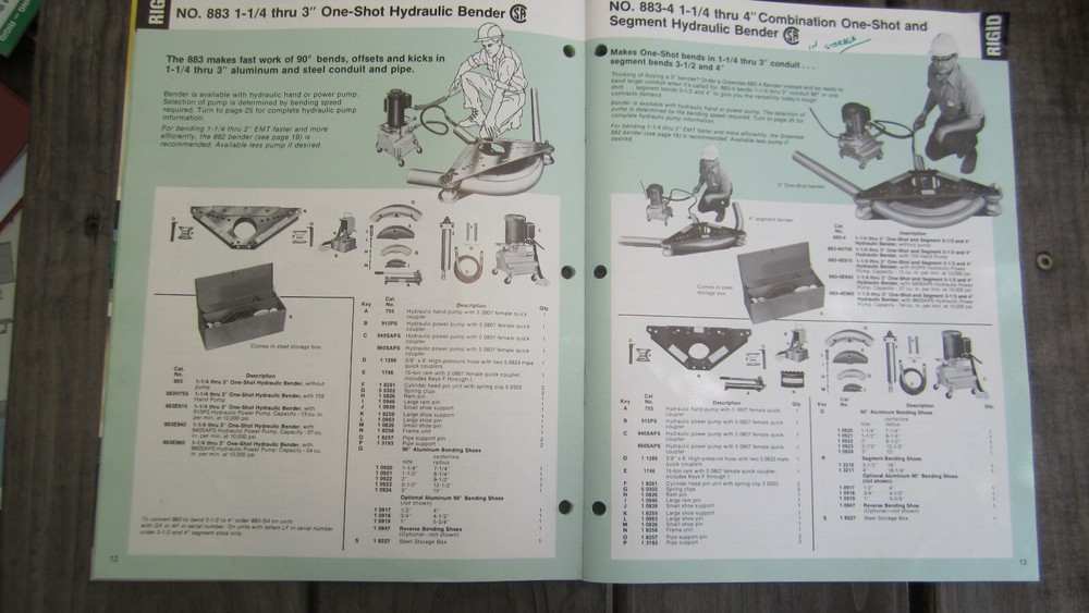 Greenlee 883 Hyd Bender