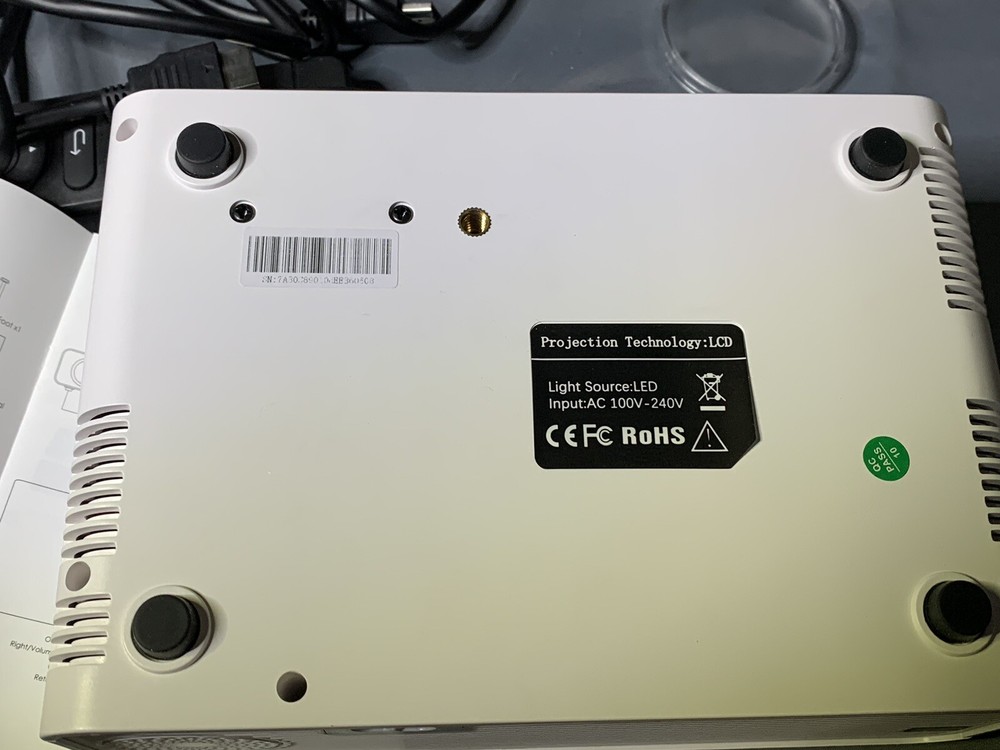 Portable LCD Projector PC PS5 HDMI USB