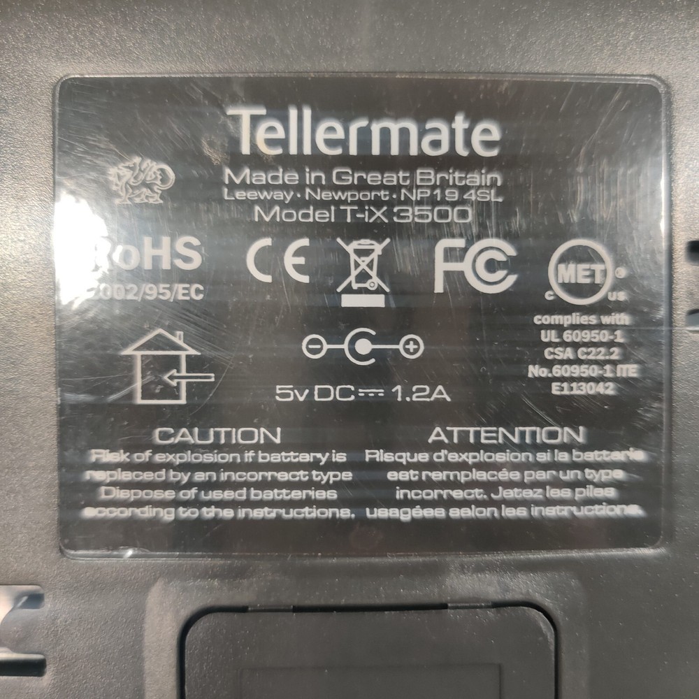 TELLERMATE T-iX 3500 Currency Counting Machine