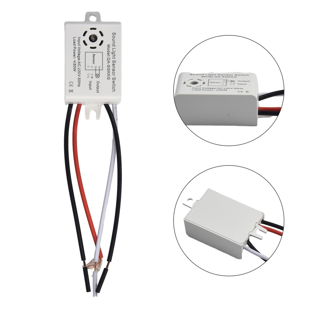 1X Sound Voice Sensor Switch Indoor Automatic Voice Control Sensor Switch New