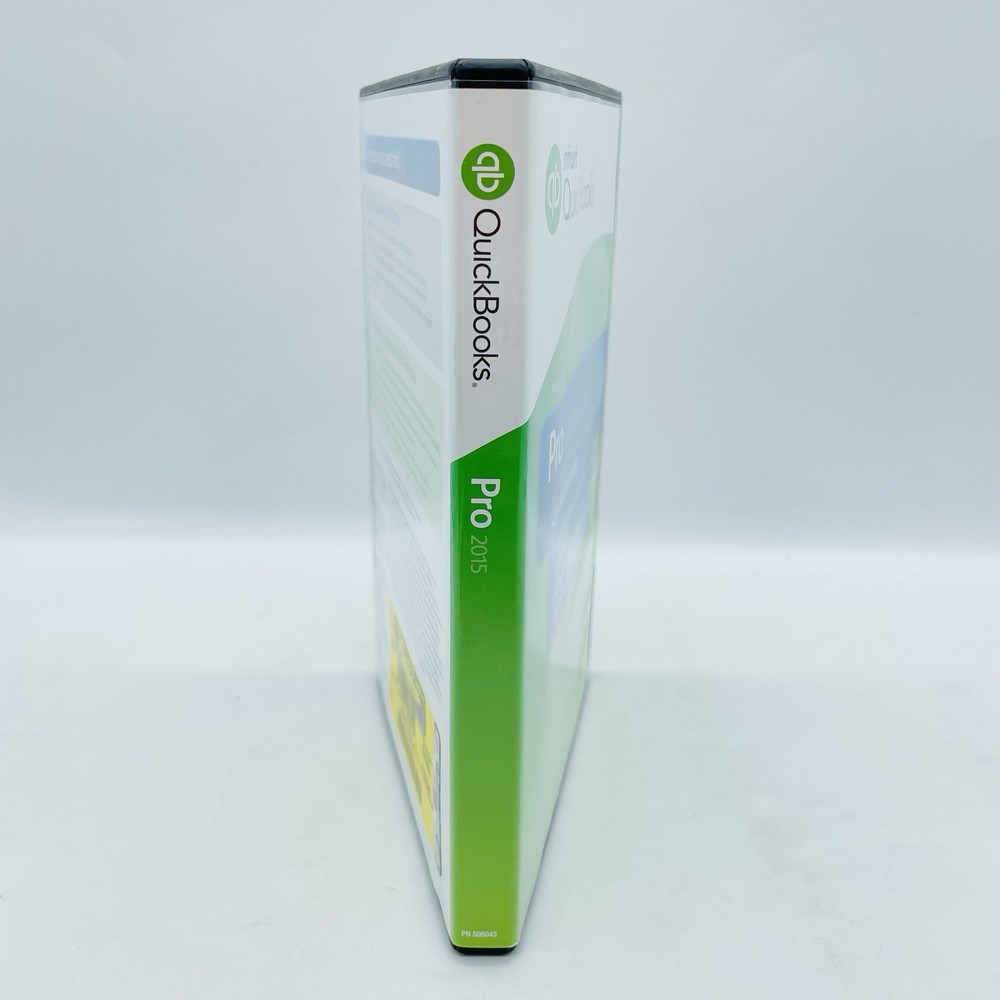 Intuit Quickbooks Desktop Pro 2015 (Windows PC) Genuine OEM w/ License Key Code