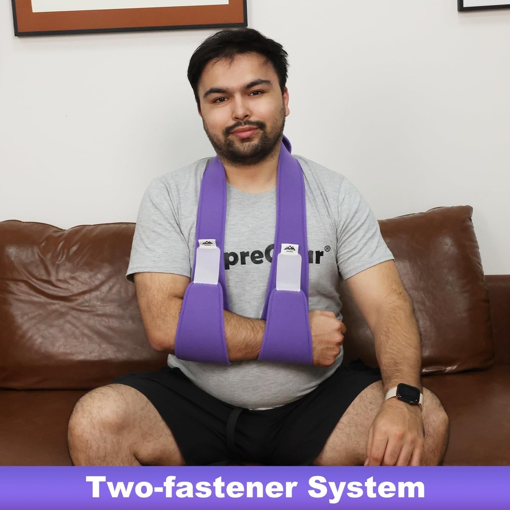 Arm Sling Shoulder Immobilizer, Rotator Cuff Support Brace, Lightweight Comfo...