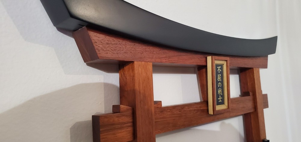 Tori Gate Samurai Sword Wall Mount Stand