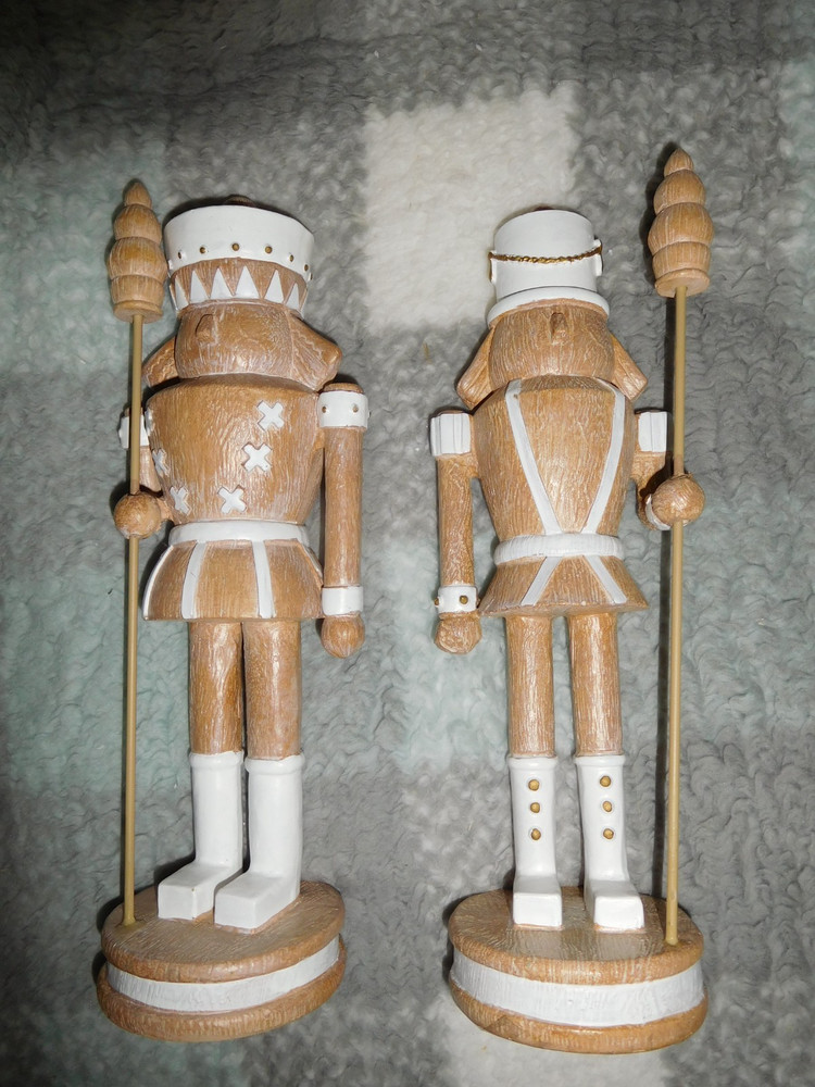 GINGERBREAD NUTCRACKER Statues -- by Home Reflections