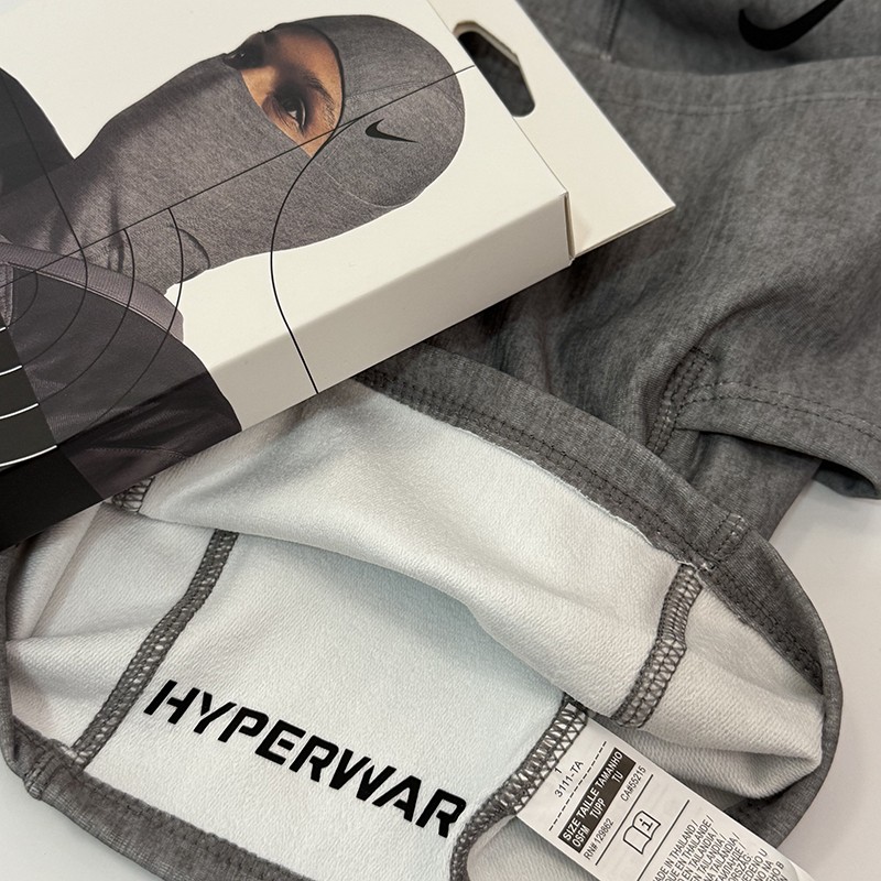 Nike Pro Therma-Fit Hyperwarm Hood Ski Mask -US Stock Free Shipping -Gray