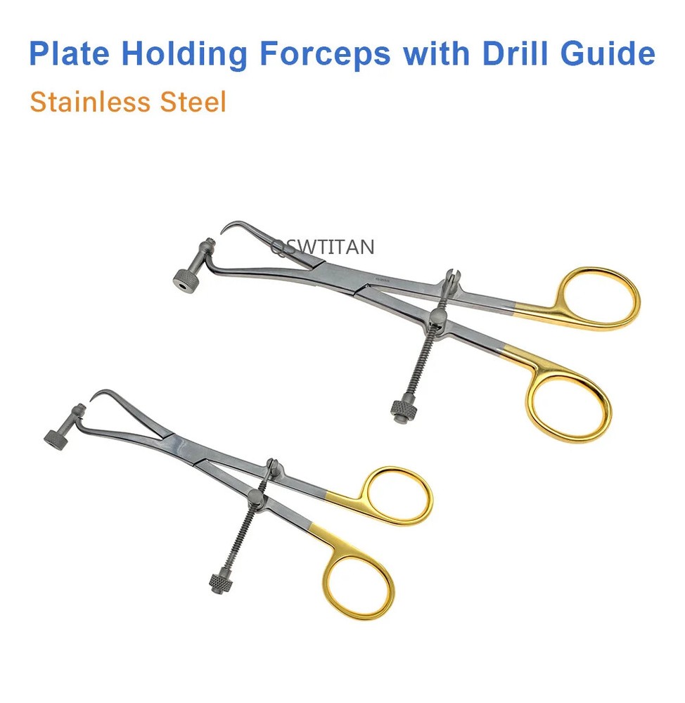 Bone Reduction Forceps with Drill Guide Orthopedic Bone Plate Holding Forceps
