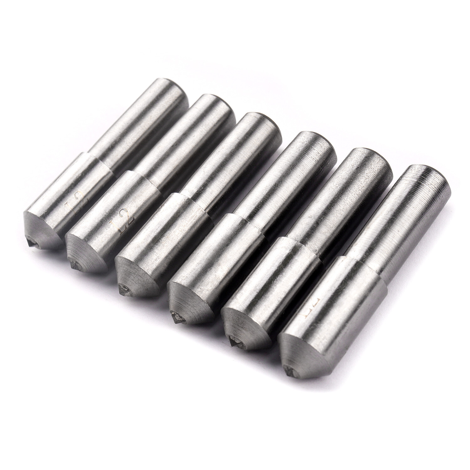 6pcs Natural Single Point Diamond Dresser Grinding Wheel Disc Dressing Pen Tool