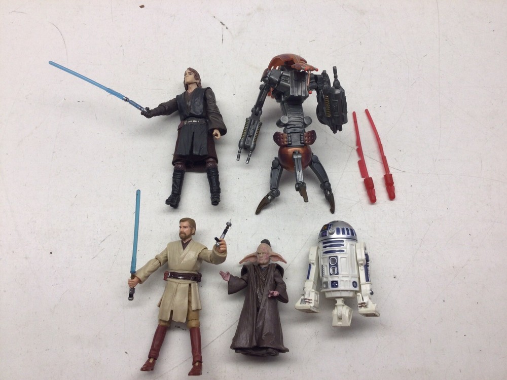 5) 2003-2005 Hasbro Star Wars 3.75” Figures