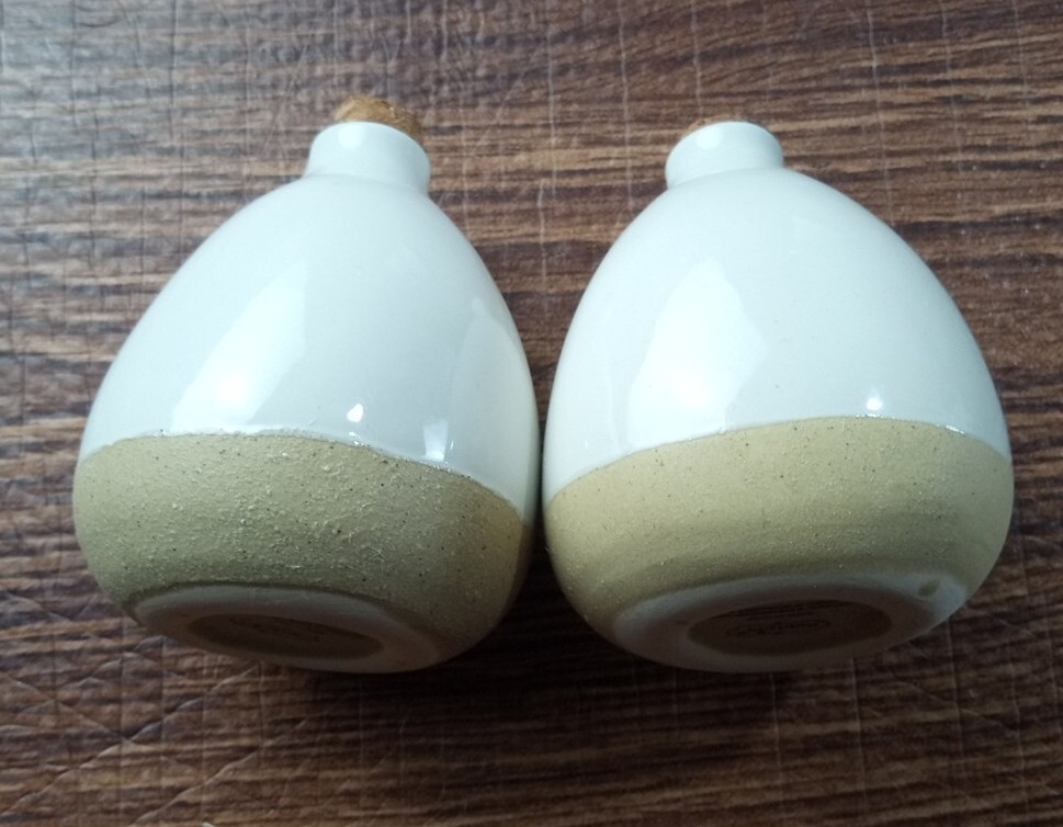 Mud Pie Farmhouse Ceramic Salt and Pepper