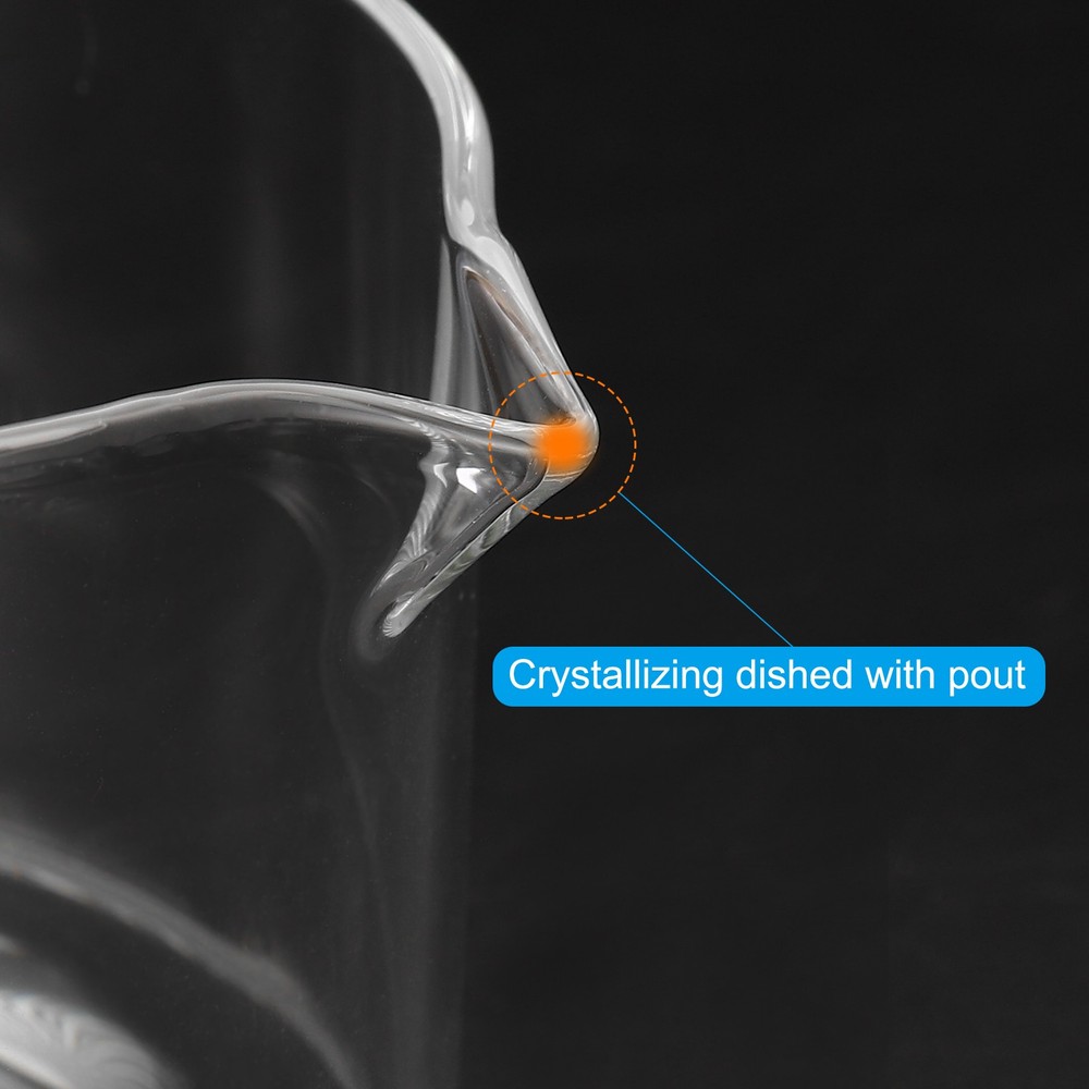 230ml Crystallizing-Dish, Borosilicate Glass Crystallizing-Dished with Spout