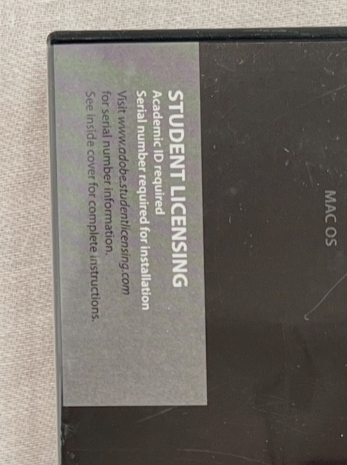 Adobe Creative Suite Master Collection CS4 Mac OS Student Licensing