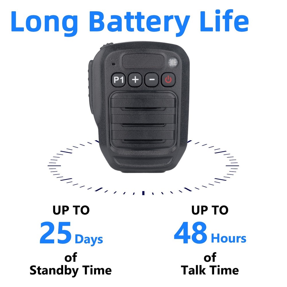 Remote Speaker Microphone (Integrated Zello PTT)
