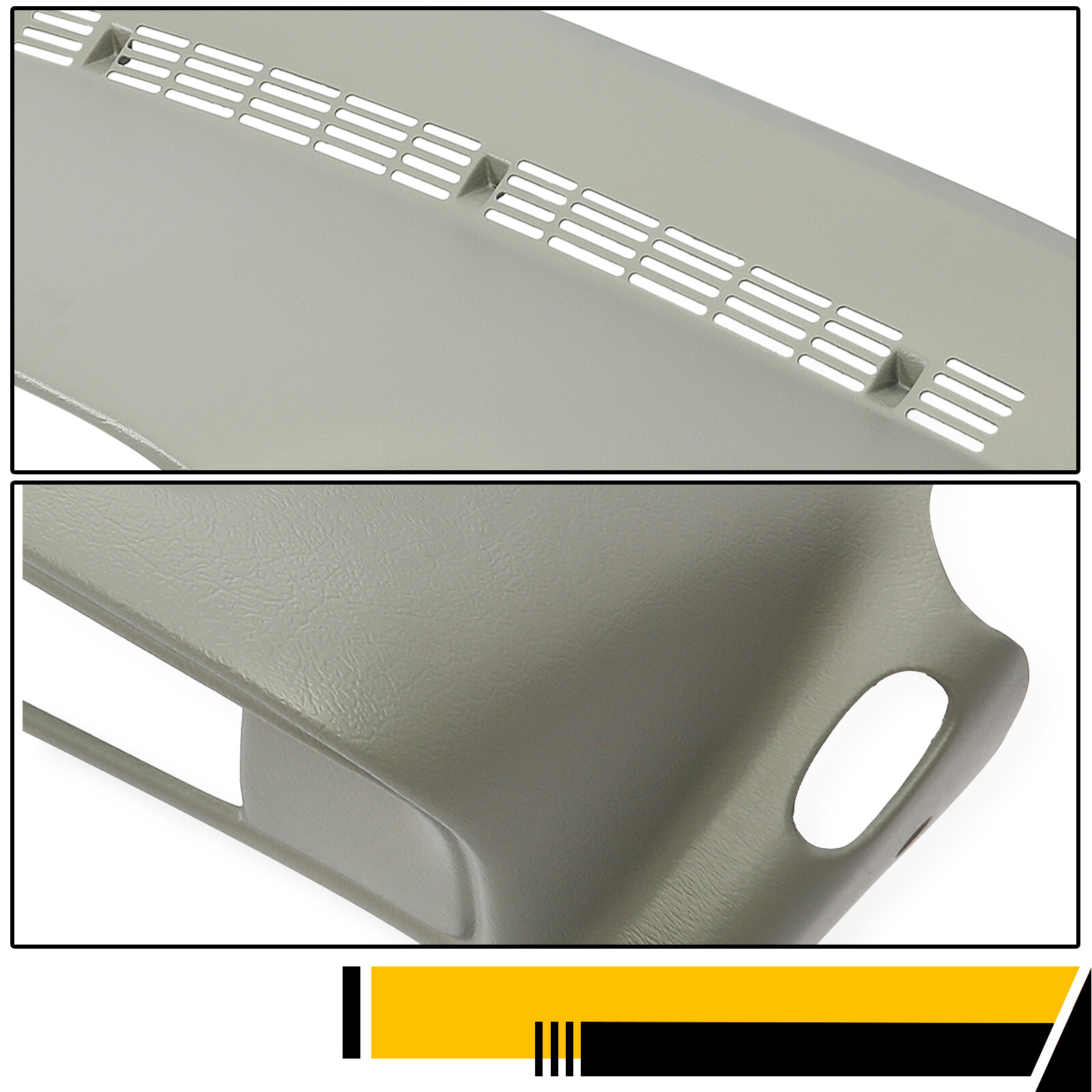 Molded Dash Cover Overlay for 1997-99 2000 Chevy GMC SUVs C/K1500 Suburban Grey