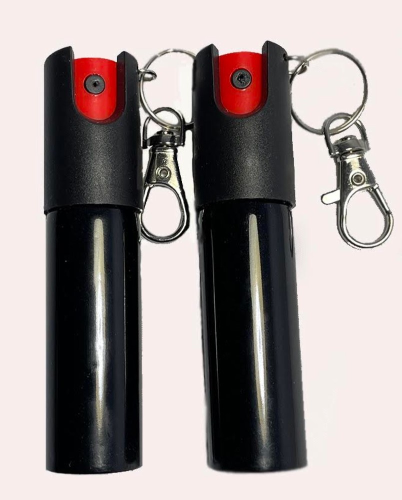 Pepper Spray Hardshell Magnum Black with Keychain - 2 Pack