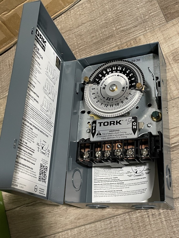 Tork 1109A  24hr Timer Time Switch Multi Voltage