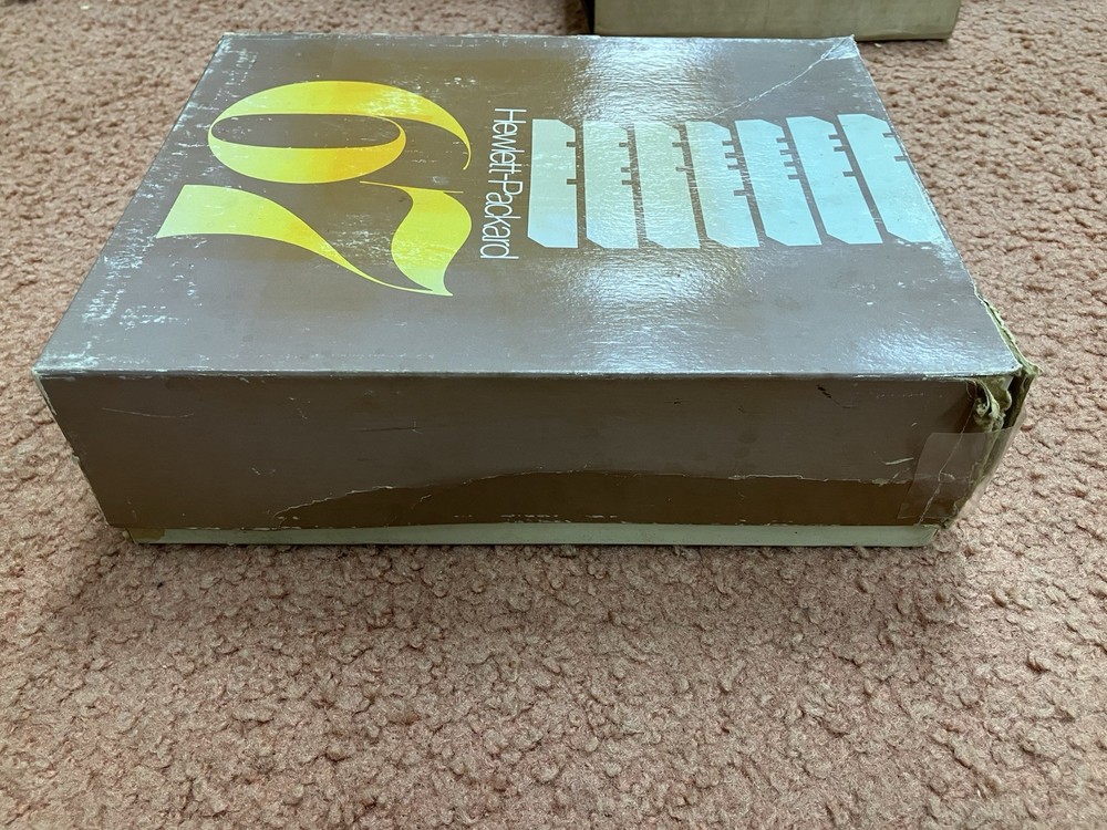 HP-67 CALCULATOR PROGRAMMING PAD AND ORIGINAL BOX - ONLY