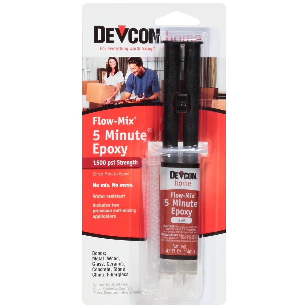 5 Min Epoxy Glue Devcon Flow-Mix 14ml Fast Cure Adhesive Bonding