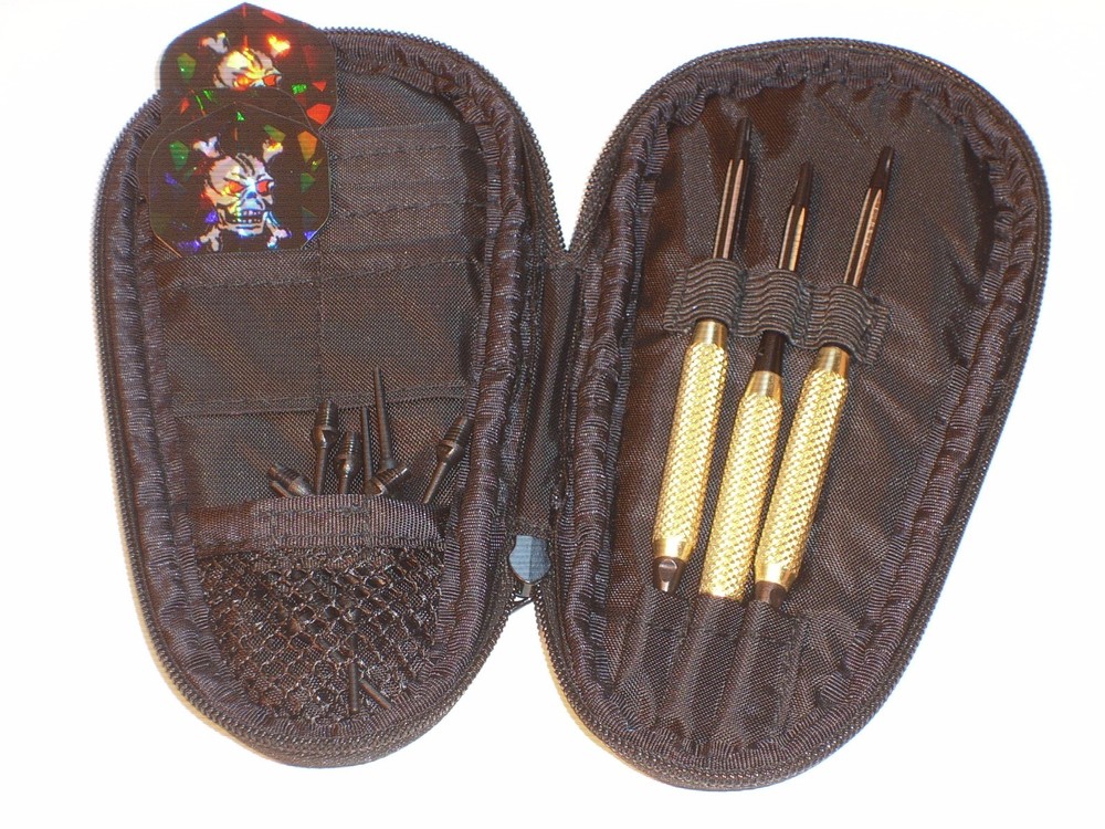 Soft Tip Darts 18 Gram Brass with Nylon Case, New #1014