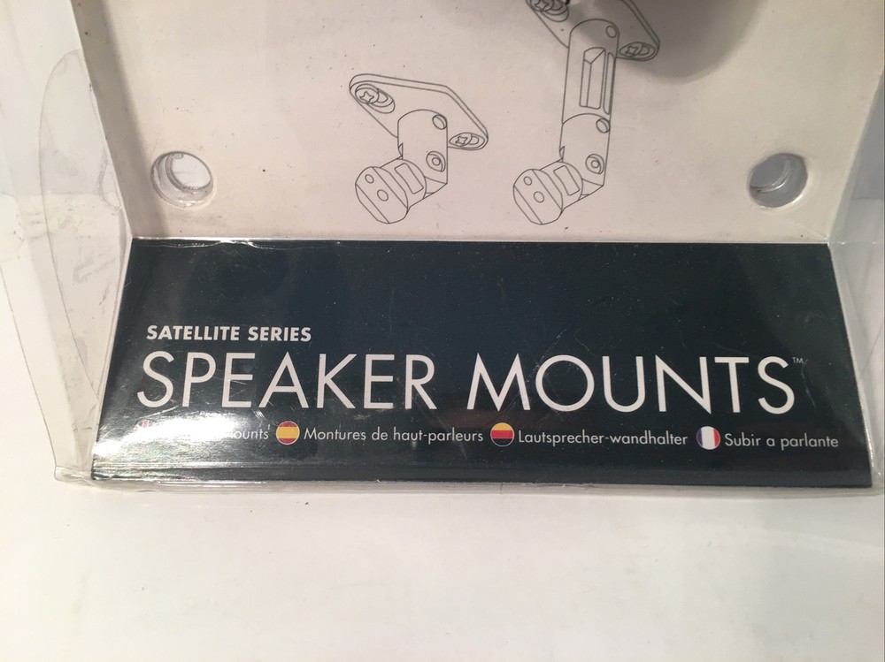 Vantage Point SATS-B Universal Satellite Speaker Mount - Black