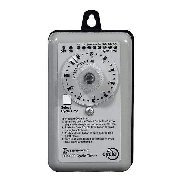 Intermatic Ct2000 Timer,Percent Cycle, Nema3r 20A , 3Hrs 52min