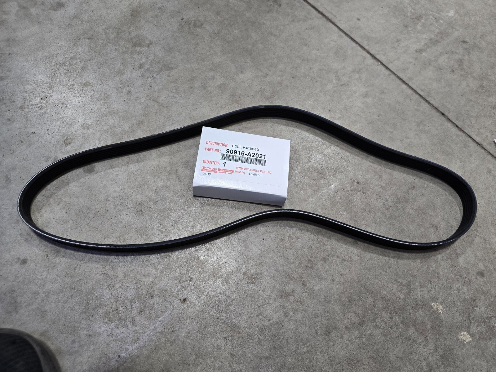 Toyota RAV4 Camry 2ARFE 2.5L Serpentine Drive Belt 90916-A2021 Genuine OEM