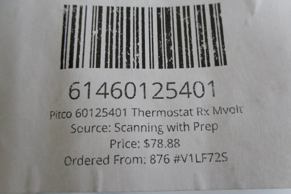 Pitco 60125401 Thermostat Rx Mvolt