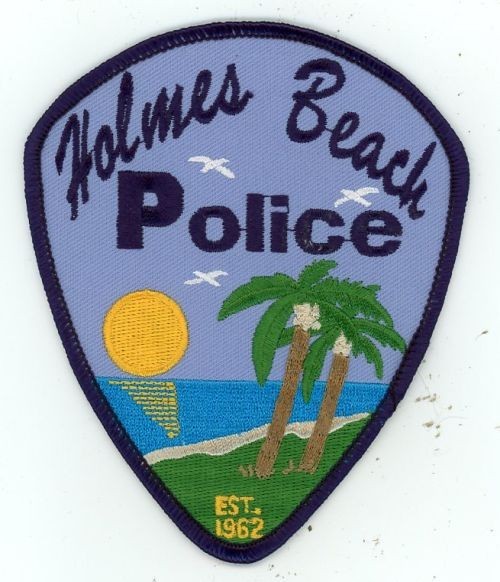 FLORIDA FL HOLMES BEACH POLICE NICE SHOULDER PATCH SHERIFF