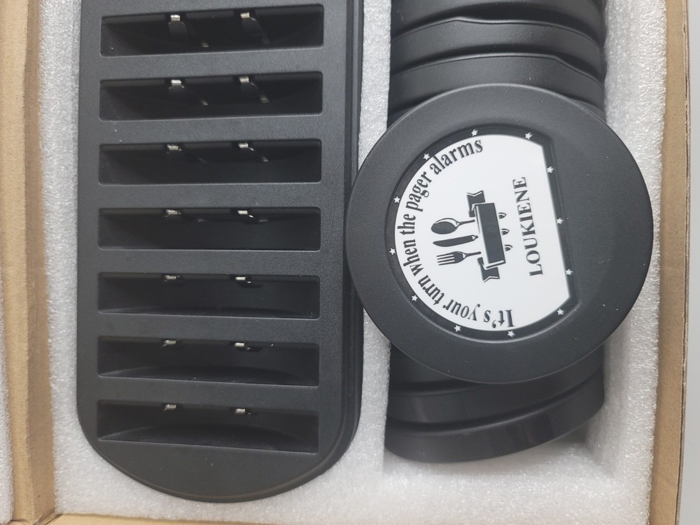 Restaurant Pager System, 10 Coaster Pagers, Wireless Beepers -New Open Box