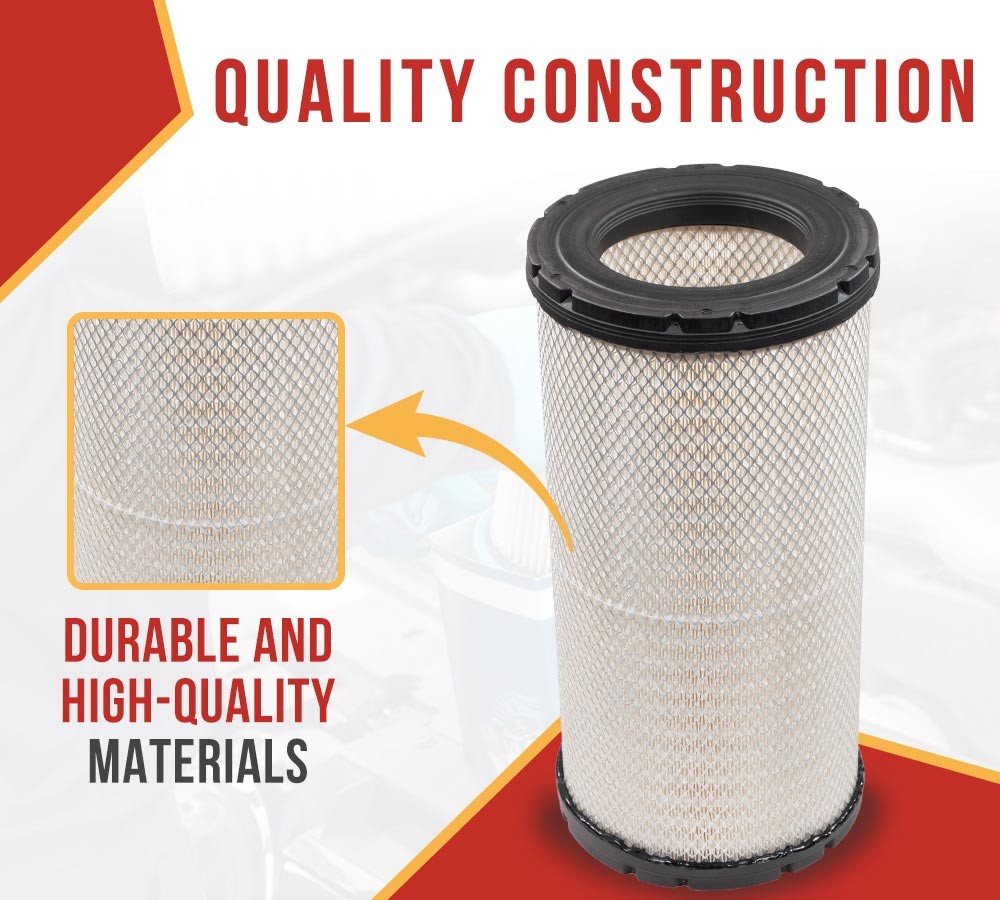 2PK P534816 Replacement Engine Air Filter for Kenworth, Peterbilt, Freightliner