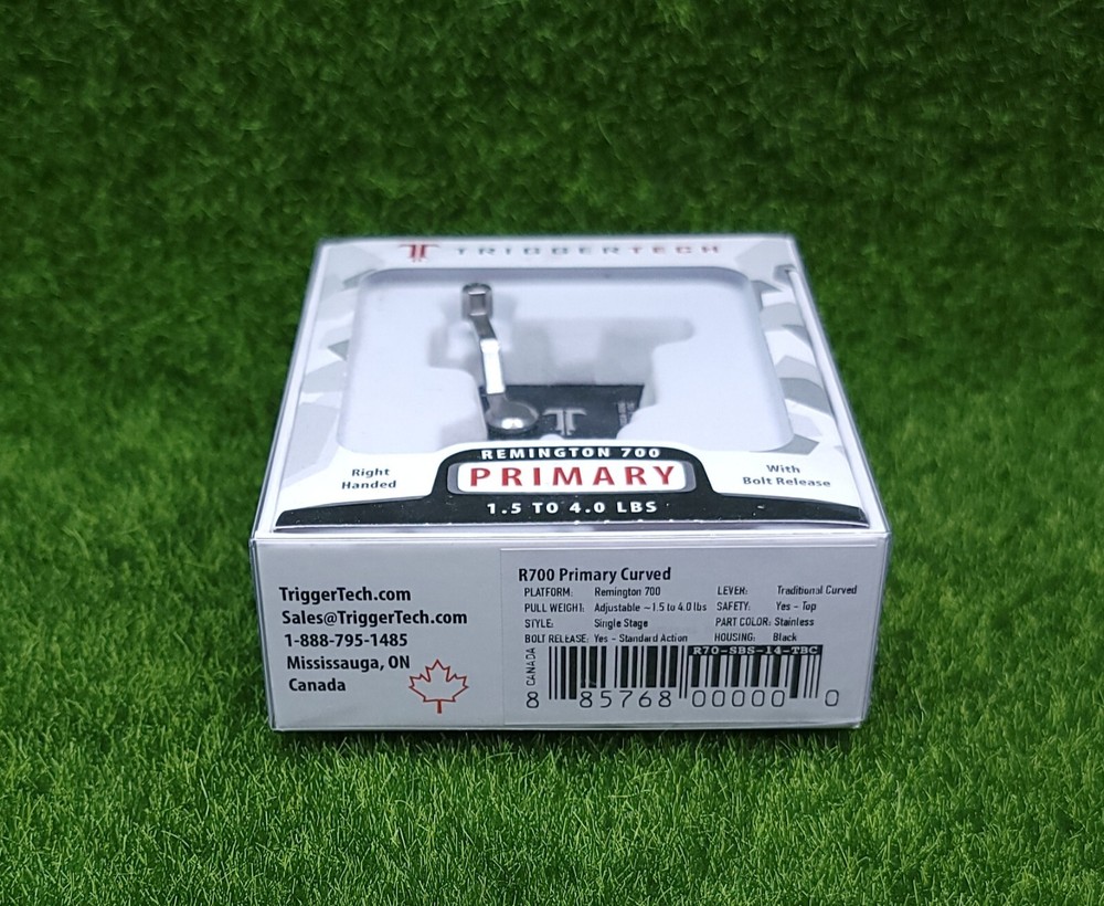 TriggerTech Remington 700 Primary Curved Single Stage Trigger - R70-SBS-14-TBC