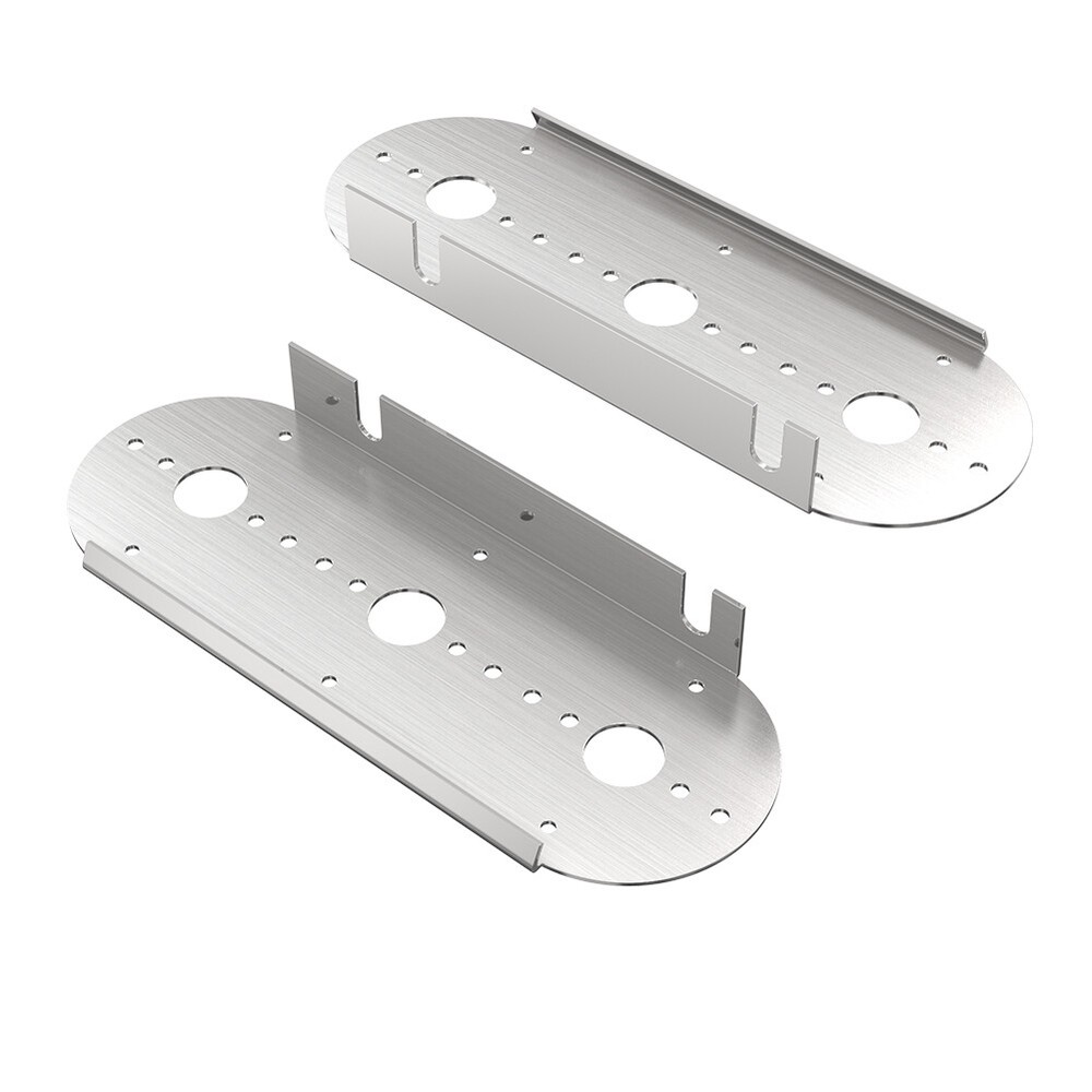 (PAIR) For Peterbilt -3 Radius Watermelon Air Cleaner Front Light Brackets ONLY