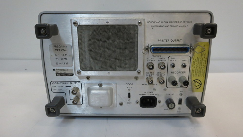 HEWLETT-PACKARD 3780A PATTERN GENERATOR/ERROR DETECTOR (OPTION 001, 101)