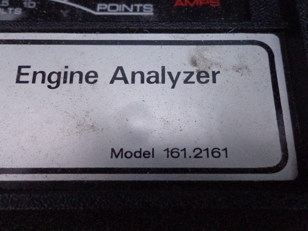 Vintage Sears Engine Analyzer Model 161.2161 Original Box USA