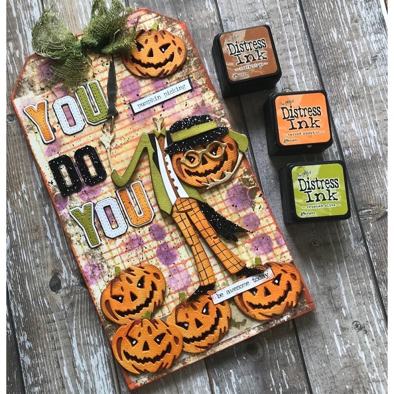 Sizzix Tim Holtz Thinlits Halloween Spooky Silhouette Box Dies NEW