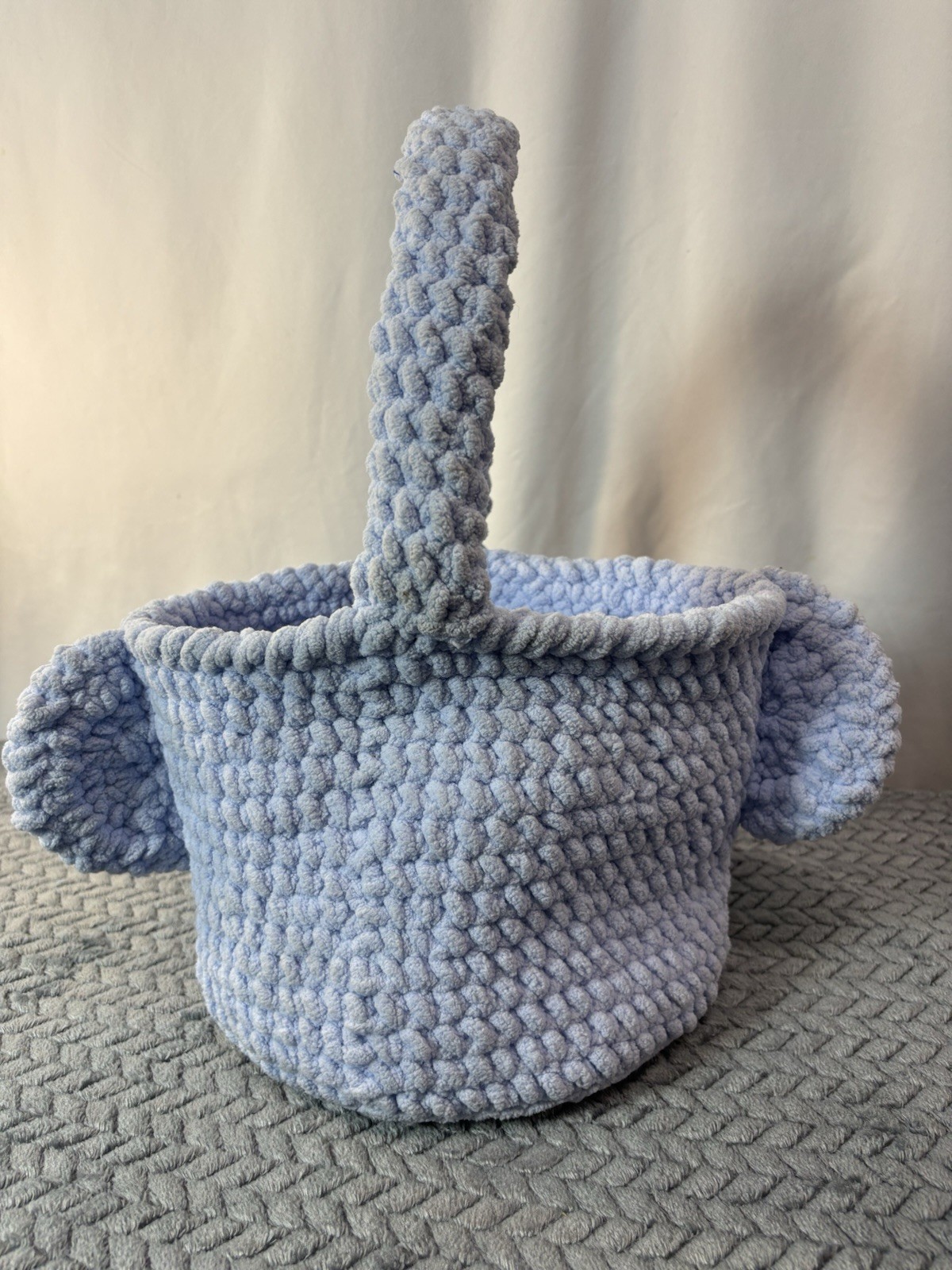 Baby Boy Newborn Gift Handmade Crochet Basket 23pc Set Bibs Socks Swaddles