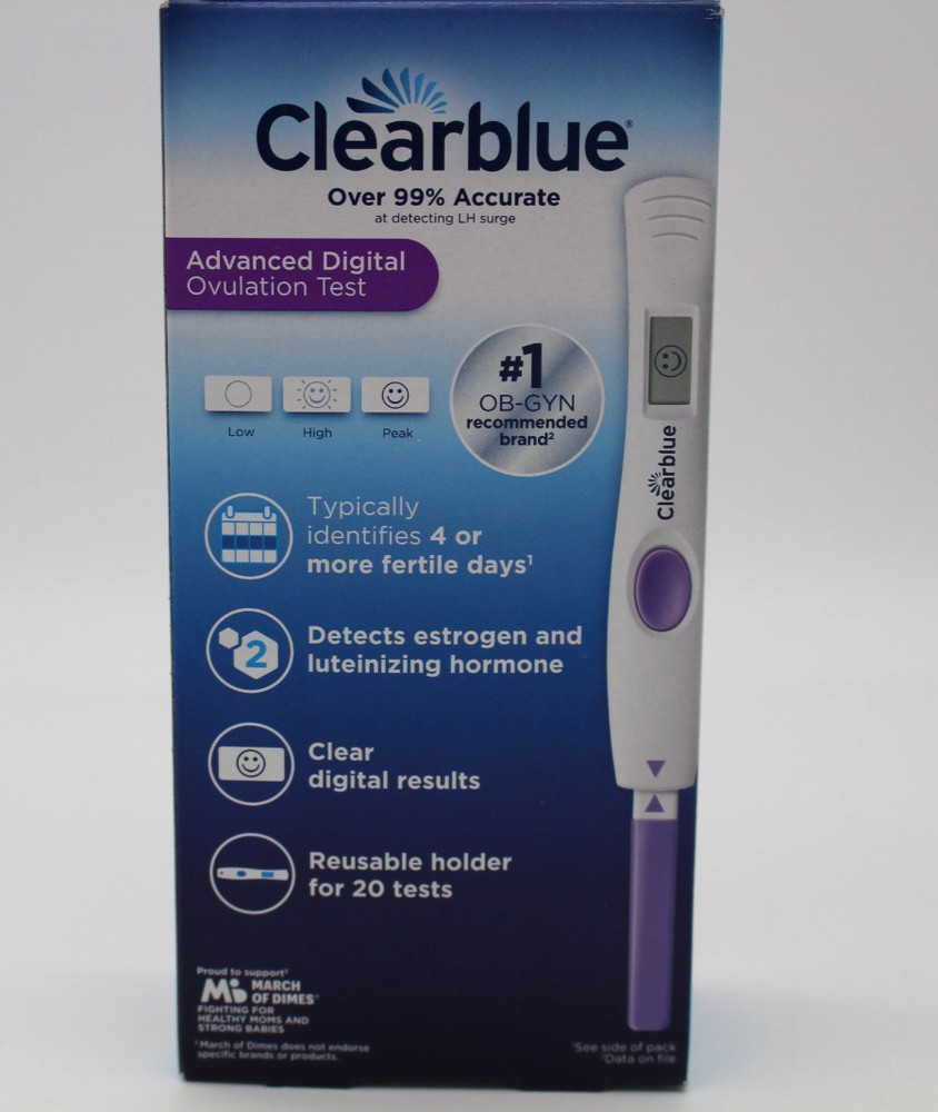 Clearblue Advanced Digital Ovulation Test 20 Count - EXP 12/2025