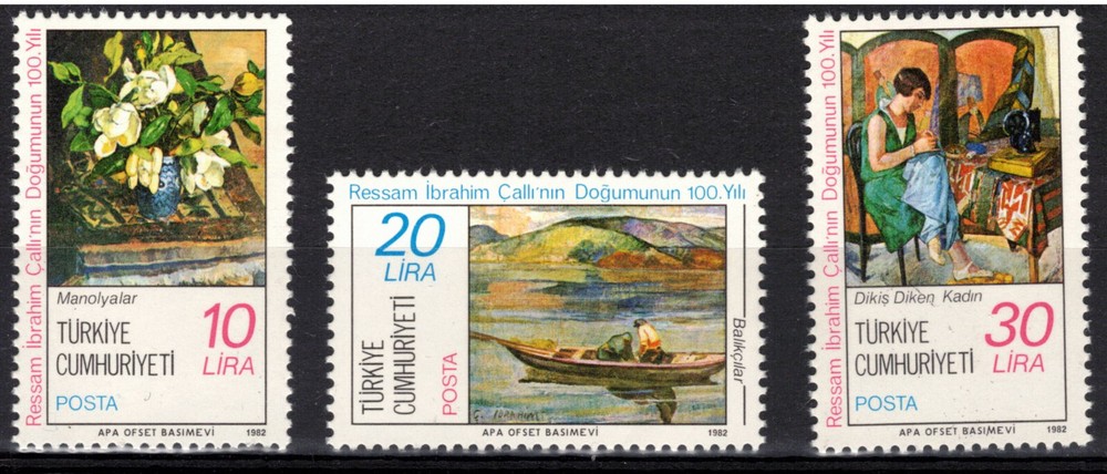 TURKEY Scott 2219-21 Mint NH