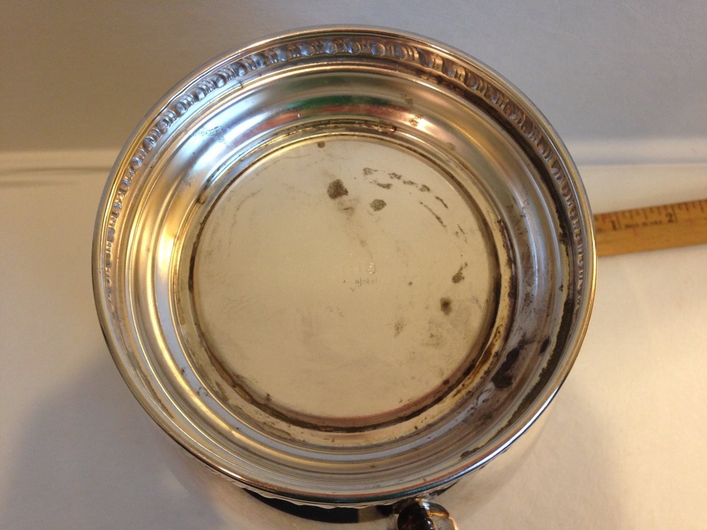 Silver Plated Pitcher ~ Makers Marking ~ 7" High