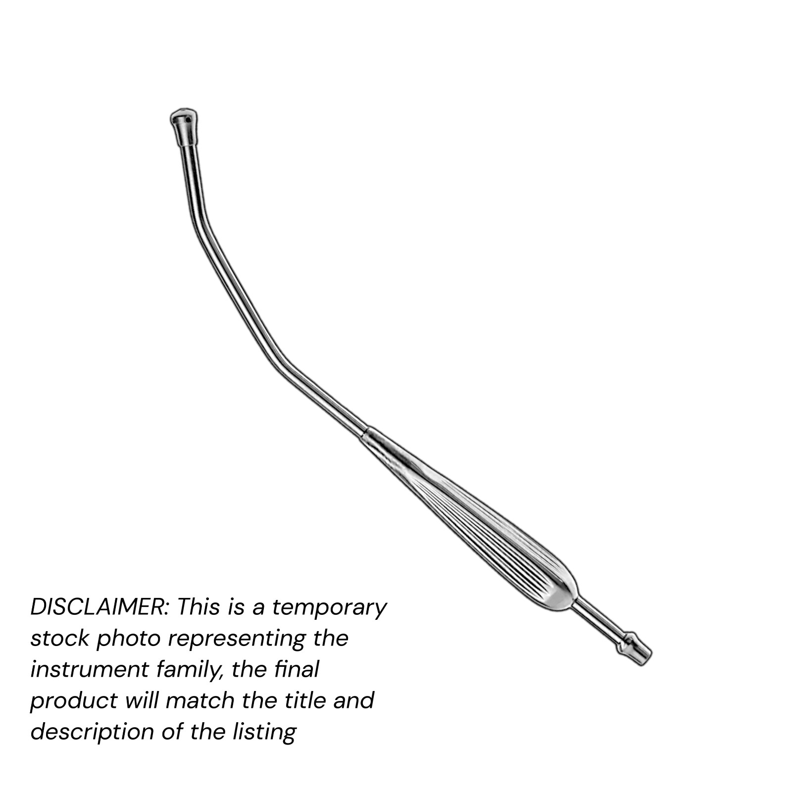 Yankauer Suction Tube 11.75” Removable Tip Stainless Volaris Economy