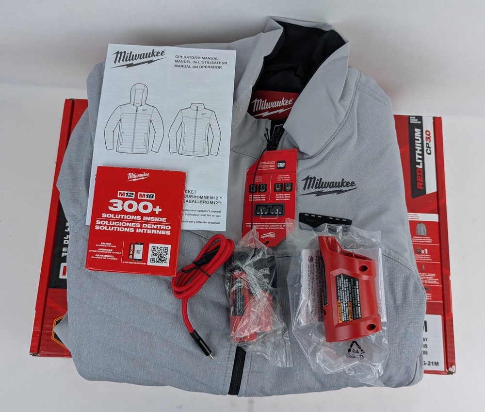 Milwaukee M18 Heated Axis Women's Jacket Kit - Medium - Gray