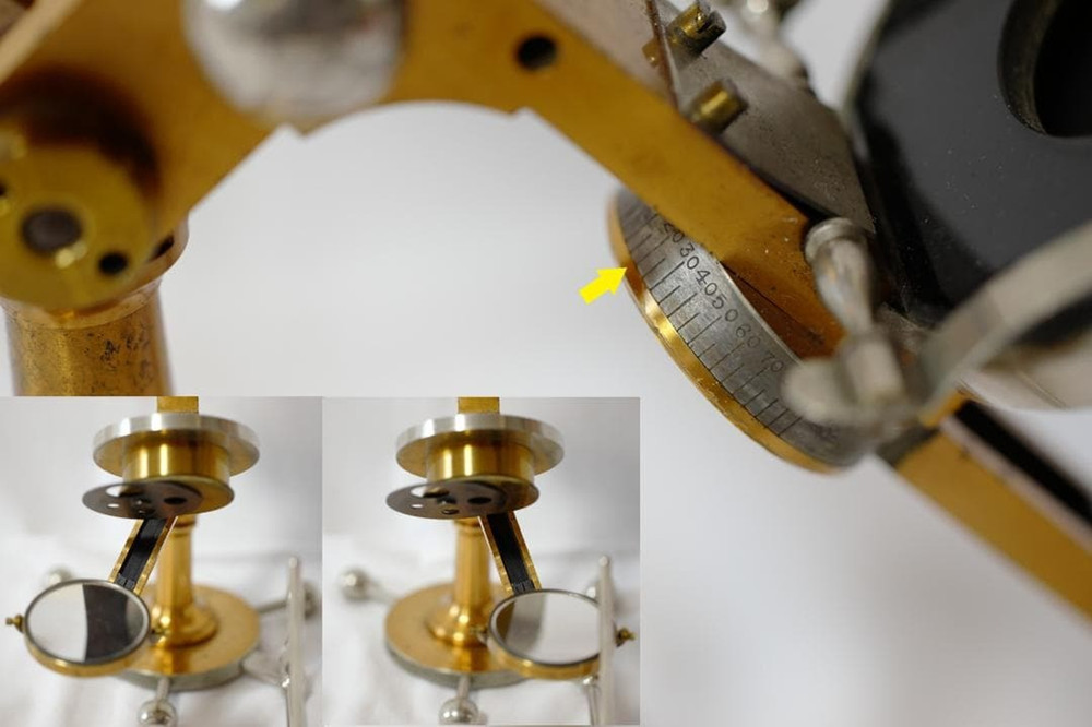 Antique Microscope Bausch & Lomb Griffith Club Model Microscope