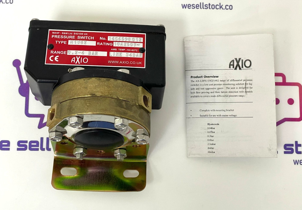 AXIO B&M H1382 Pressure Switch