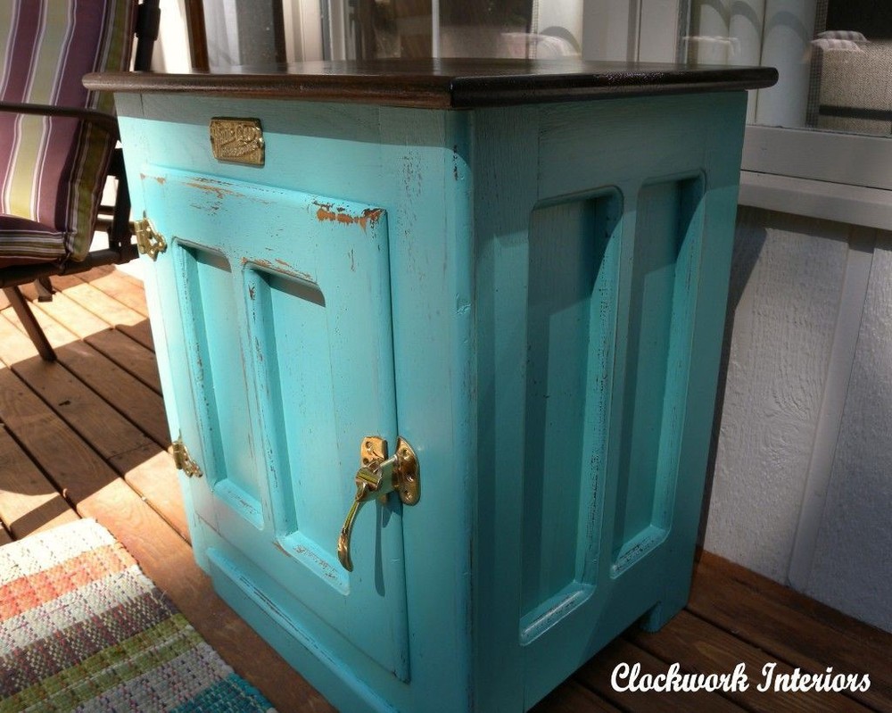 Ice Box Sign (WhiteClad) Solid Brass I12-B329SB