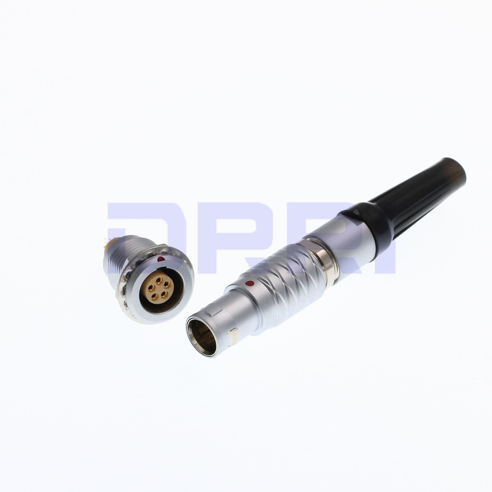 5Pin Push Pull Circular Aviation Connector Compatible 0B FGG EGG