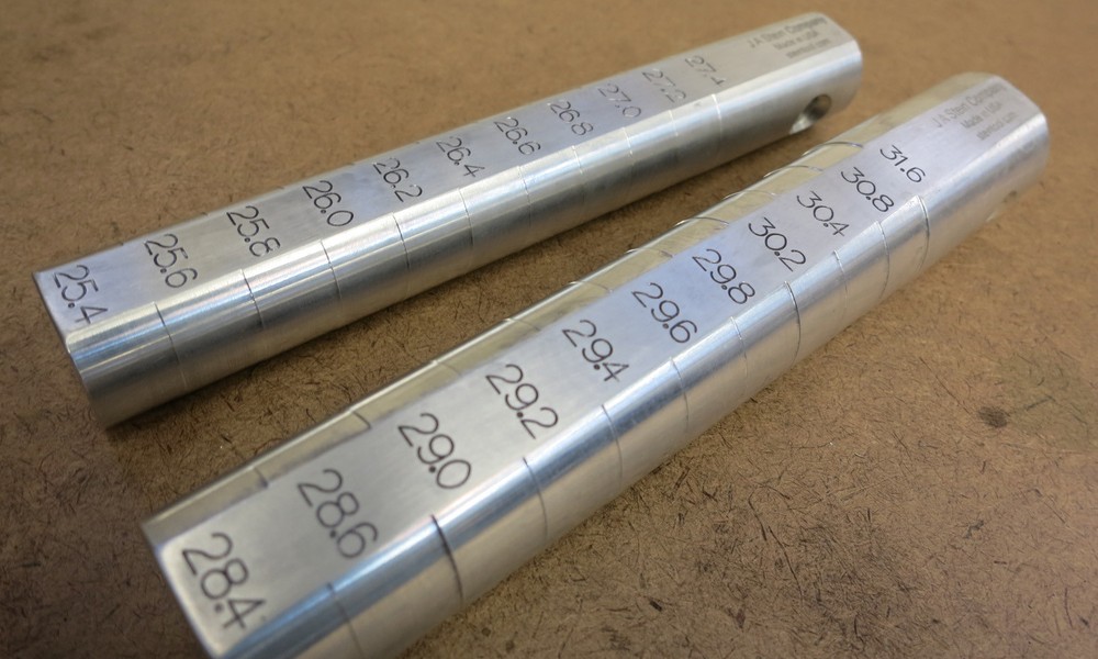 J. A. Stein Seatpost Sizing Rods Made in USA