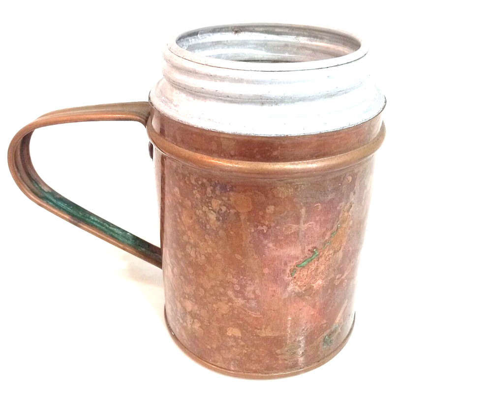 Vintage Copper Shaker w/handle 4.5" tall
